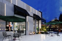 理发店装修墙体颜色使用灰色效果怎么样？